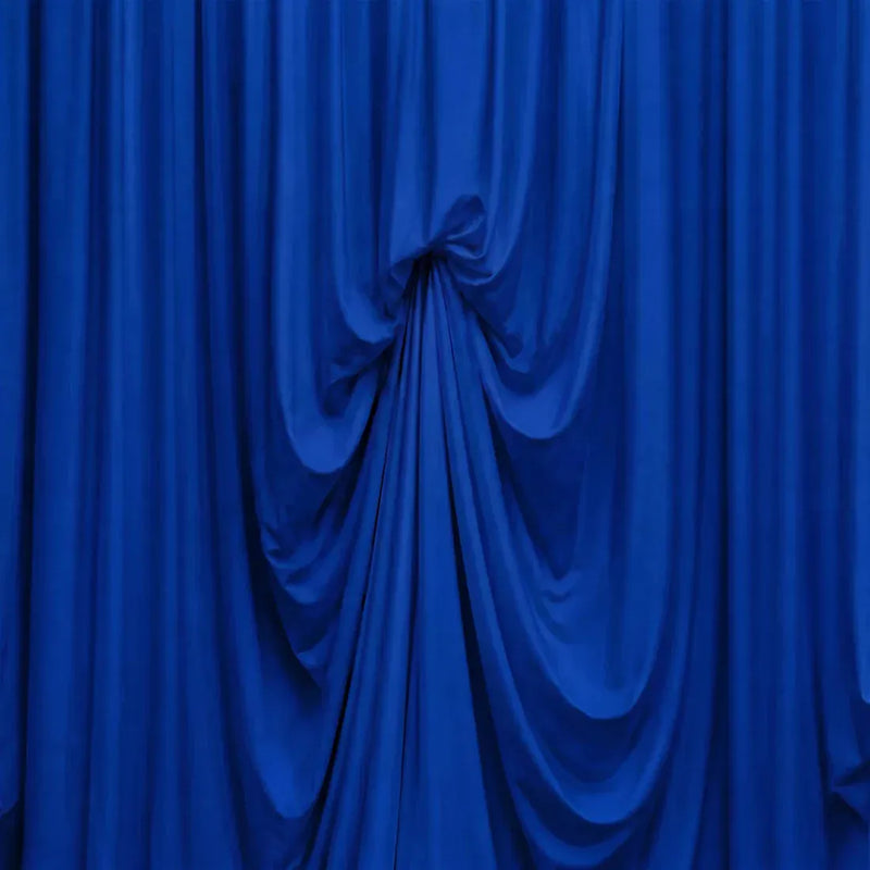 13 ft x 20 ft Pre-Sewn Spandex Backdrop Curtain with 3 Adjustable Ribbon Ties
