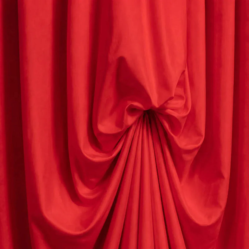 13 ft x 20 ft Pre-Sewn Spandex Backdrop Curtain with 3 Adjustable Ribbon Ties