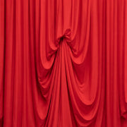 13 ft x 20 ft Pre-Sewn Spandex Backdrop Curtain with 3 Adjustable Ribbon Ties