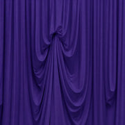 13 ft x 20 ft Pre-Sewn Spandex Backdrop Curtain with 3 Adjustable Ribbon Ties