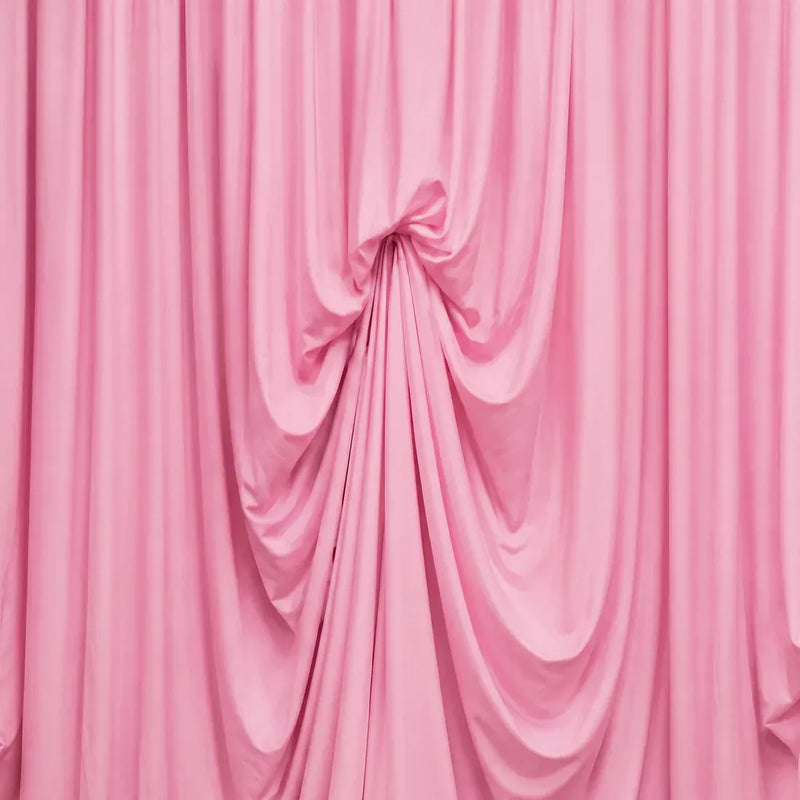 13 ft x 20 ft Pre-Sewn Spandex Backdrop Curtain with 3 Adjustable Ribbon Ties