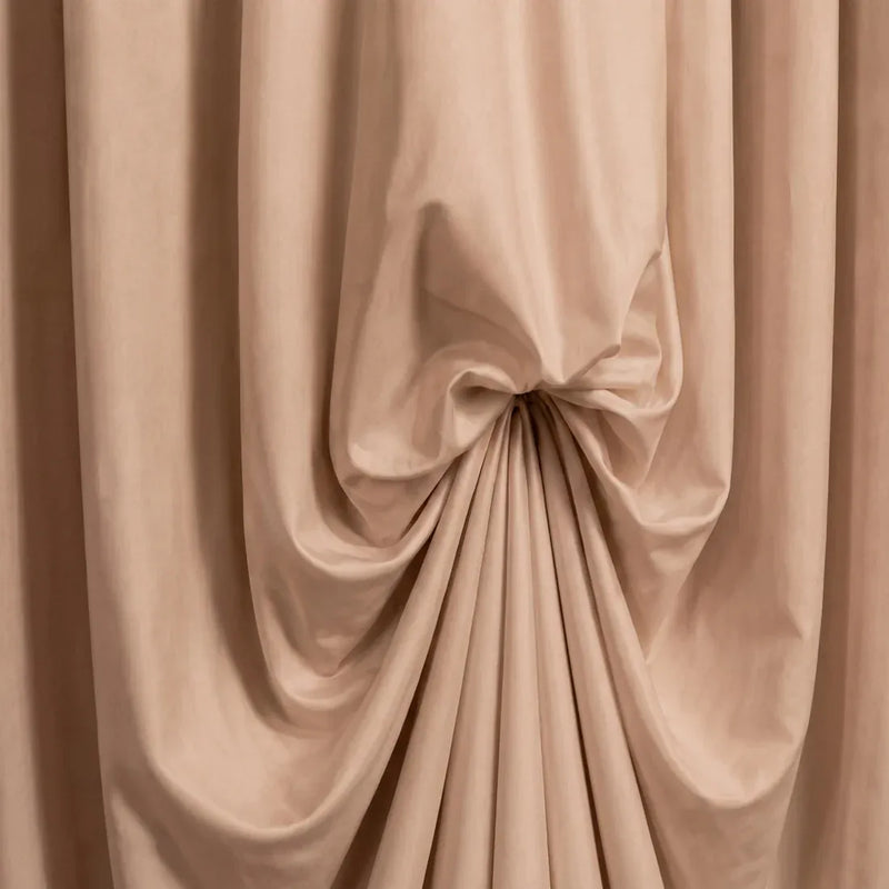 13 ft x 20 ft Pre-Sewn Spandex Backdrop Curtain with 3 Adjustable Ribbon Ties
