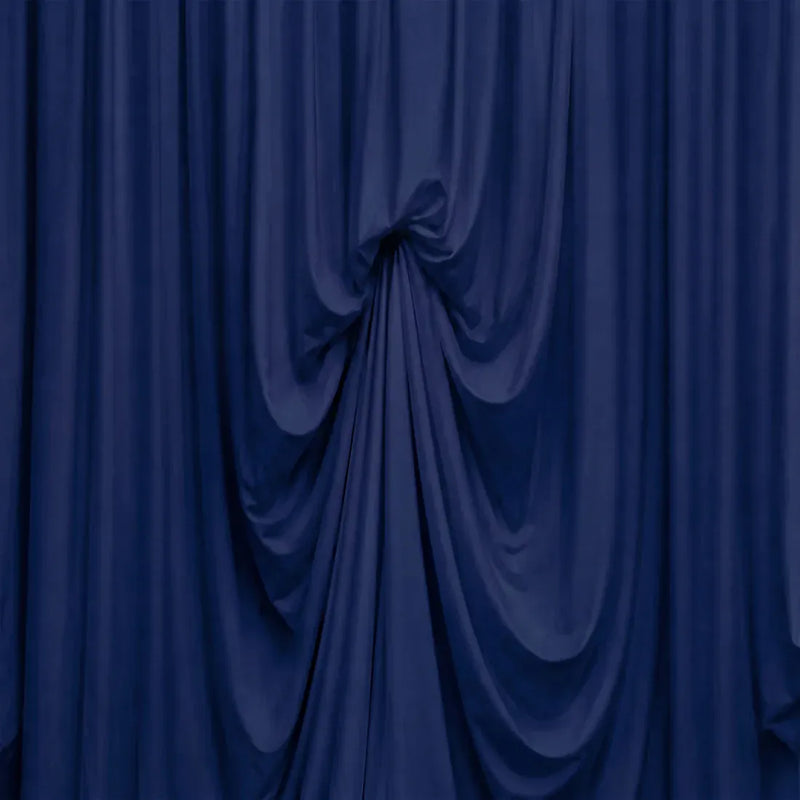 13 ft x 20 ft Pre-Sewn Spandex Backdrop Curtain with 3 Adjustable Ribbon Ties