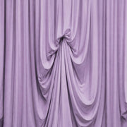 13 ft x 20 ft Pre-Sewn Spandex Backdrop Curtain with 3 Adjustable Ribbon Ties