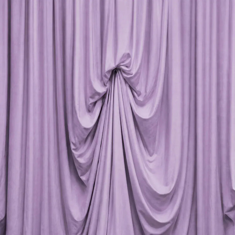 13 ft x 20 ft Pre-Sewn Spandex Backdrop Curtain with 3 Adjustable Ribbon Ties