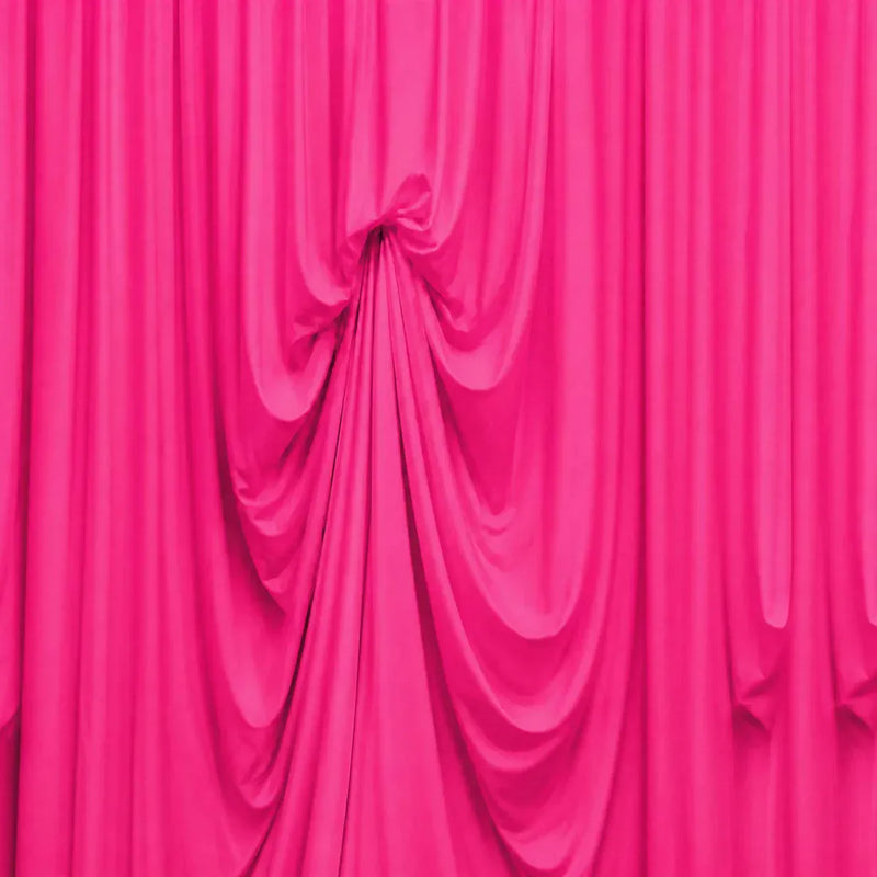 13 ft x 20 ft Pre-Sewn Spandex Backdrop Curtain with 3 Adjustable Ribbon Ties