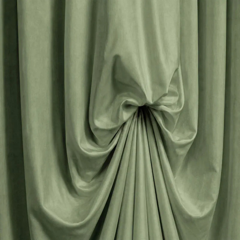 13 ft x 20 ft Pre-Sewn Spandex Backdrop Curtain with 3 Adjustable Ribbon Ties