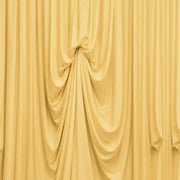 13 ft x 20 ft Pre-Sewn Spandex Backdrop Curtain with 3 Adjustable Ribbon Ties