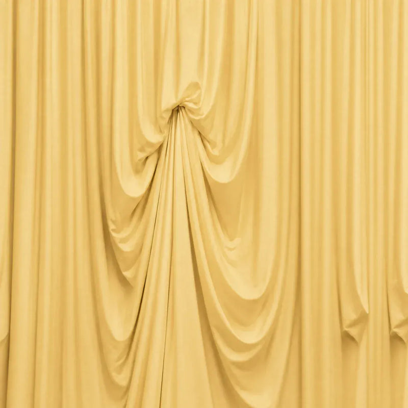 13 ft x 20 ft Pre-Sewn Spandex Backdrop Curtain with 3 Adjustable Ribbon Ties