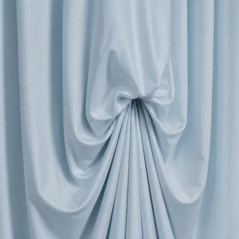 13 ft x 20 ft Pre-Sewn Spandex Backdrop Curtain with 3 Adjustable Ribbon Ties
