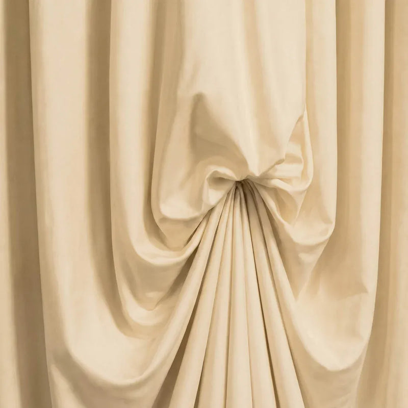 13 ft x 20 ft Pre-Sewn Spandex Backdrop Curtain with 3 Adjustable Ribbon Ties