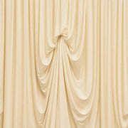 13 ft x 20 ft Pre-Sewn Spandex Backdrop Curtain with 3 Adjustable Ribbon Ties