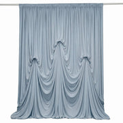 13 ft x 20 ft Pre-Sewn Spandex Backdrop Curtain with 3 Adjustable Ribbon Ties CUR_PANSPX_KNOT_2014_086