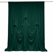 13 ft x 20 ft Pre-Sewn Spandex Backdrop Curtain with 3 Adjustable Ribbon Ties CUR_PANSPX_KNOT_2014_HUNT