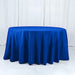 132" Cotton Blend Round Tablecloth for Weddings and Events