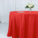 132" Cotton Blend Round Tablecloth for Weddings and Events