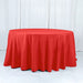 132" Cotton Blend Round Tablecloth for Weddings and Events