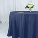 132" Cotton Blend Round Tablecloth for Weddings and Events