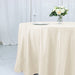 132" Cotton Blend Round Tablecloth for Weddings and Events