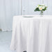 132" Cotton Blend Round Tablecloth for Weddings and Events