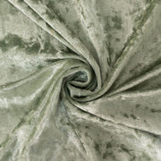 132" Crushed Premium Velvet Round Tablecloth