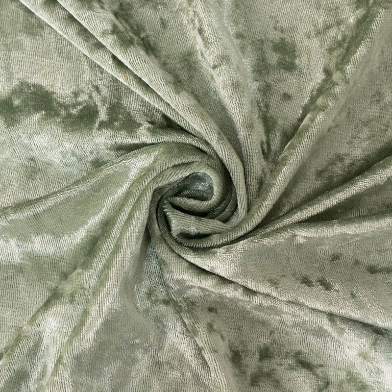 132" Crushed Premium Velvet Round Tablecloth