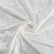 132" Crushed Premium Velvet Round Tablecloth