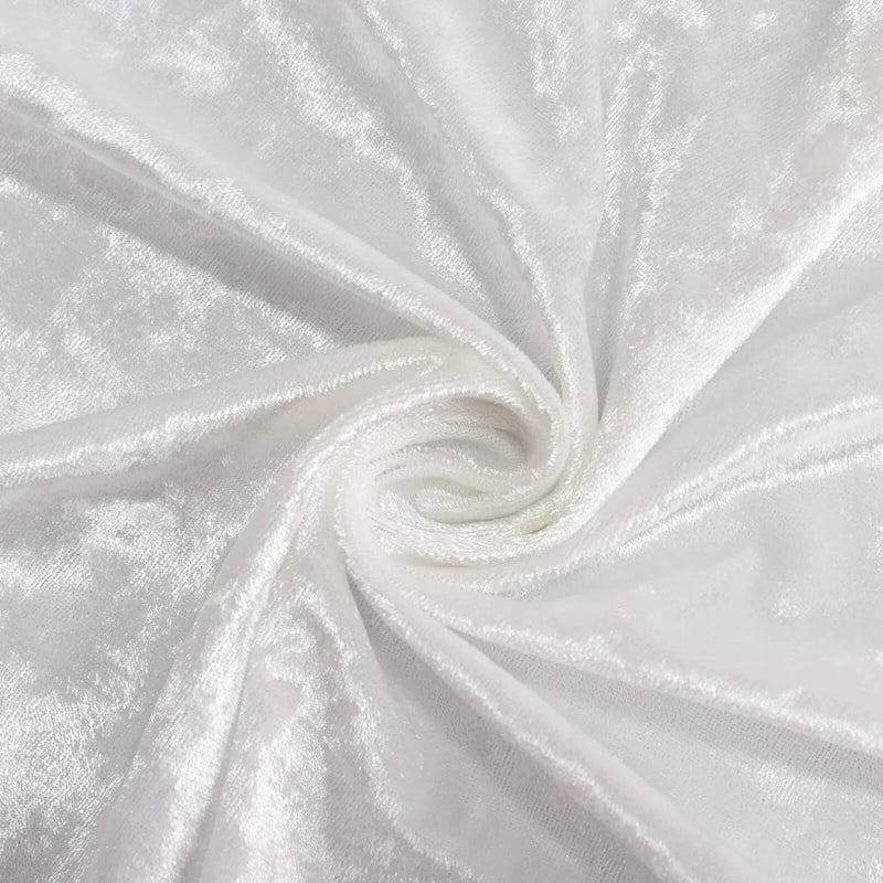 132" Crushed Premium Velvet Round Tablecloth
