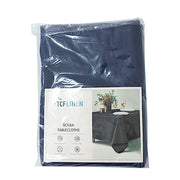 132" Fire Retardant Polyester Scuba Round Tablecloth