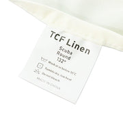 132" Fire Retardant Polyester Scuba Round Tablecloth