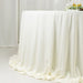132" Fire Retardant Polyester Scuba Round Tablecloth