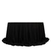 132" Fire Retardant Polyester Scuba Round Tablecloth