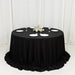 132" Fire Retardant Polyester Scuba Round Tablecloth