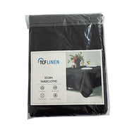 132" Fire Retardant Polyester Scuba Round Tablecloth