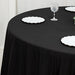 132" Fire Retardant Polyester Scuba Round Tablecloth