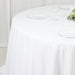 132" Fire Retardant Polyester Scuba Round Tablecloth