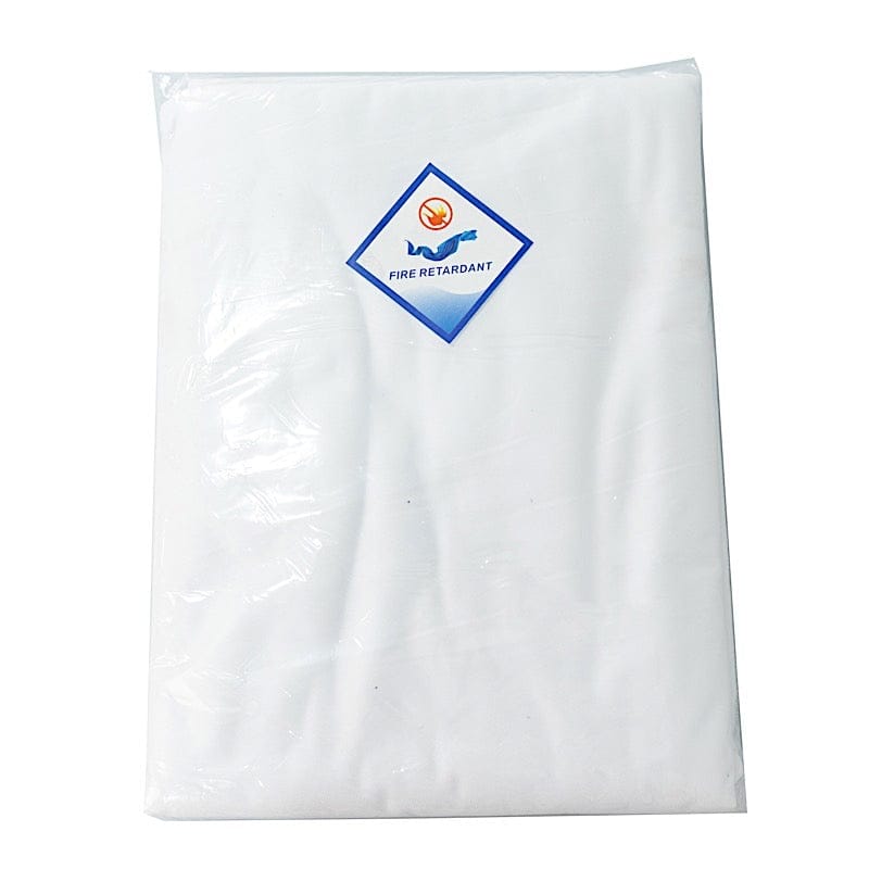 132" Fire Retardant Polyester Scuba Round Tablecloth