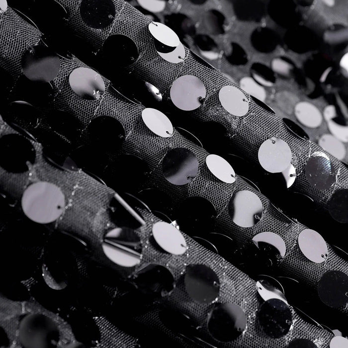 132" Large Payette Sequin Round Tablecloth