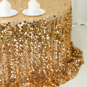 132" Large Payette Sequin Round Tablecloth