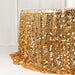 132" Large Payette Sequin Round Tablecloth