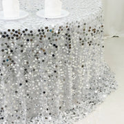 132" Large Payette Sequin Round Tablecloth
