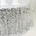 132" Large Payette Sequin Round Tablecloth