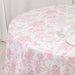 132" Polyester Round Tablecloth for Weddings and Events - French Toile Pattern
