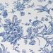 132" Polyester Round Tablecloth for Weddings and Events - French Toile Pattern
