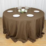 132" Polyester Round Tablecloth Wedding Party Table Linens