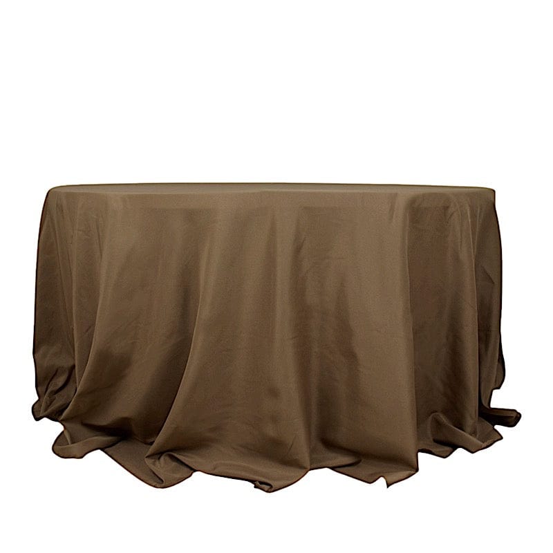 132" Polyester Round Tablecloth Wedding Party Table Linens