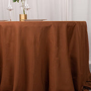 132" Polyester Round Tablecloth Wedding Party Table Linens