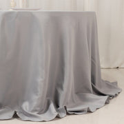 132" Premium Polyester Round Tablecloth Wedding Party Table Linens