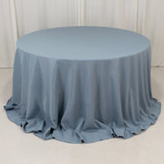 132" Premium Polyester Round Tablecloth Wedding Party Table Linens