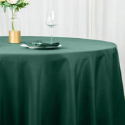 132" Premium Polyester Round Tablecloth Wedding Party Table Linens